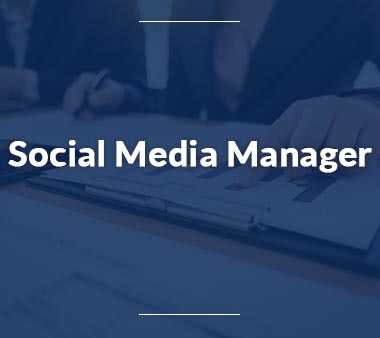 Sales Manager Social Media Manager