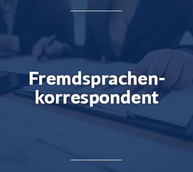 Fremdsprachenkorrespondent