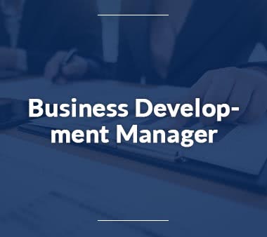 Business Analyst Business Development Manager