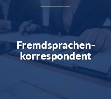 Fremdsprachenkorrespondent Berufe mit Sprachen