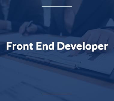 Front End Developer Kreative Berufe