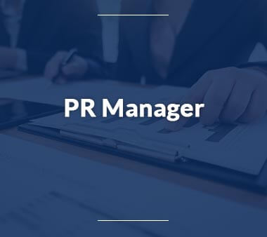 PR Manager Bürojobs