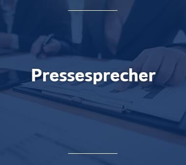 Pressesprecher Bürojobs