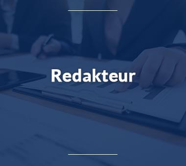 Redakteur Berufe mit Zukunft