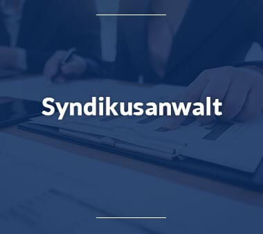 Syndikusanwalt Bürojobs