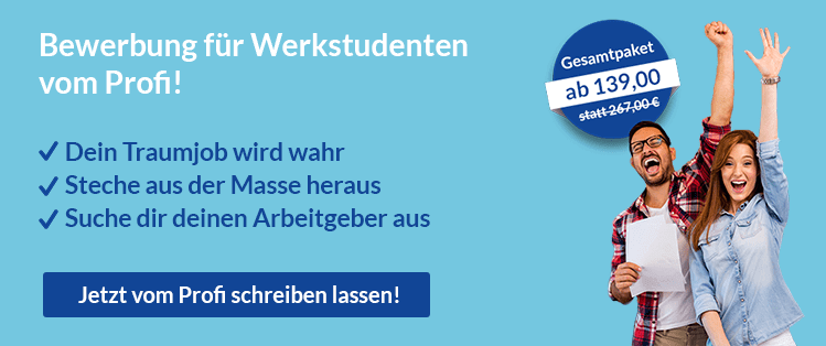 Bewerbung Werkstudenten vom Profi