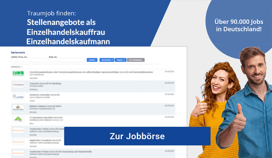 Einzelhandelskauffrau Einzelhandelskaufmann Jobs