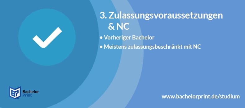 Master of Education Zulassungsvoraussetzungen NC