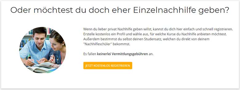 Nachhilfe geben Studybees