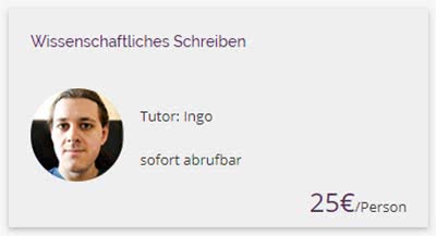 Online Kurse wissenschaftliches Schreiben Tutor