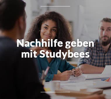 Studybees Nachhilfe geben